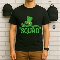 Shenanigans Squad St Patricks Day Gnomes Green Proud Irish T-Shirt thumb 6