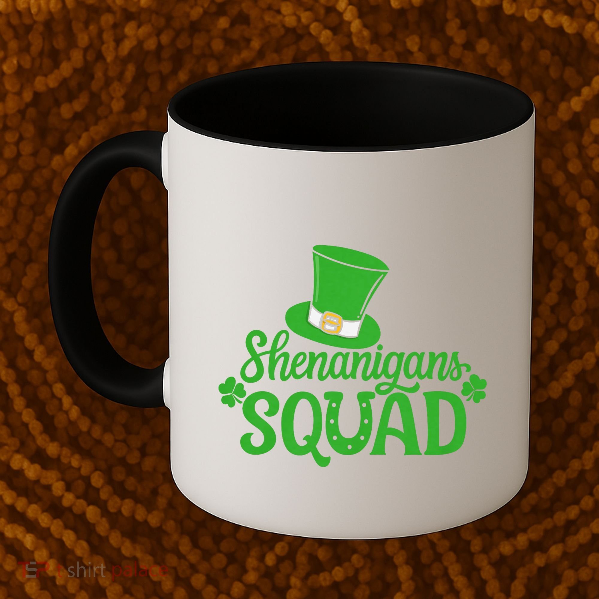 Shenanigans Squad St Patricks Day Gnomes Green Proud Irish Coffee Mug