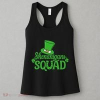 Shenanigans Squad St Patricks Day Gnomes Green Proud Irish Women's Tank Top thumb 3