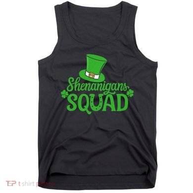Shenanigans Squad St Patricks Day Gnomes Green Proud Irish Tank Top