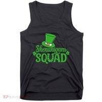Shenanigans Squad St Patricks Day Gnomes Green Proud Irish Tank Top thumb 0