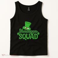 Shenanigans Squad St Patricks Day Gnomes Green Proud Irish Tank Top thumb 2
