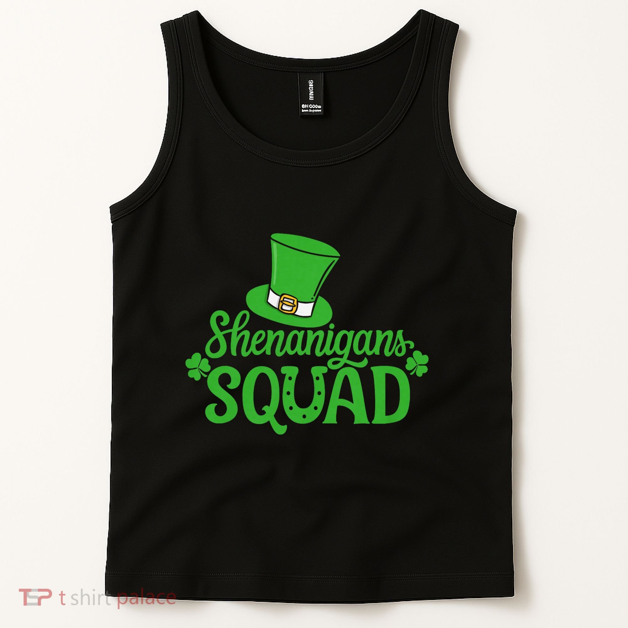 Shenanigans Squad St Patricks Day Gnomes Green Proud Irish Tank Top