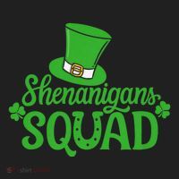 Shenanigans Squad St Patricks Day Gnomes Green Proud Irish Golf Towel thumb 3