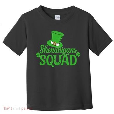 Shenanigans Squad St Patricks Day Gnomes Green Proud Irish Toddler T-Shirt