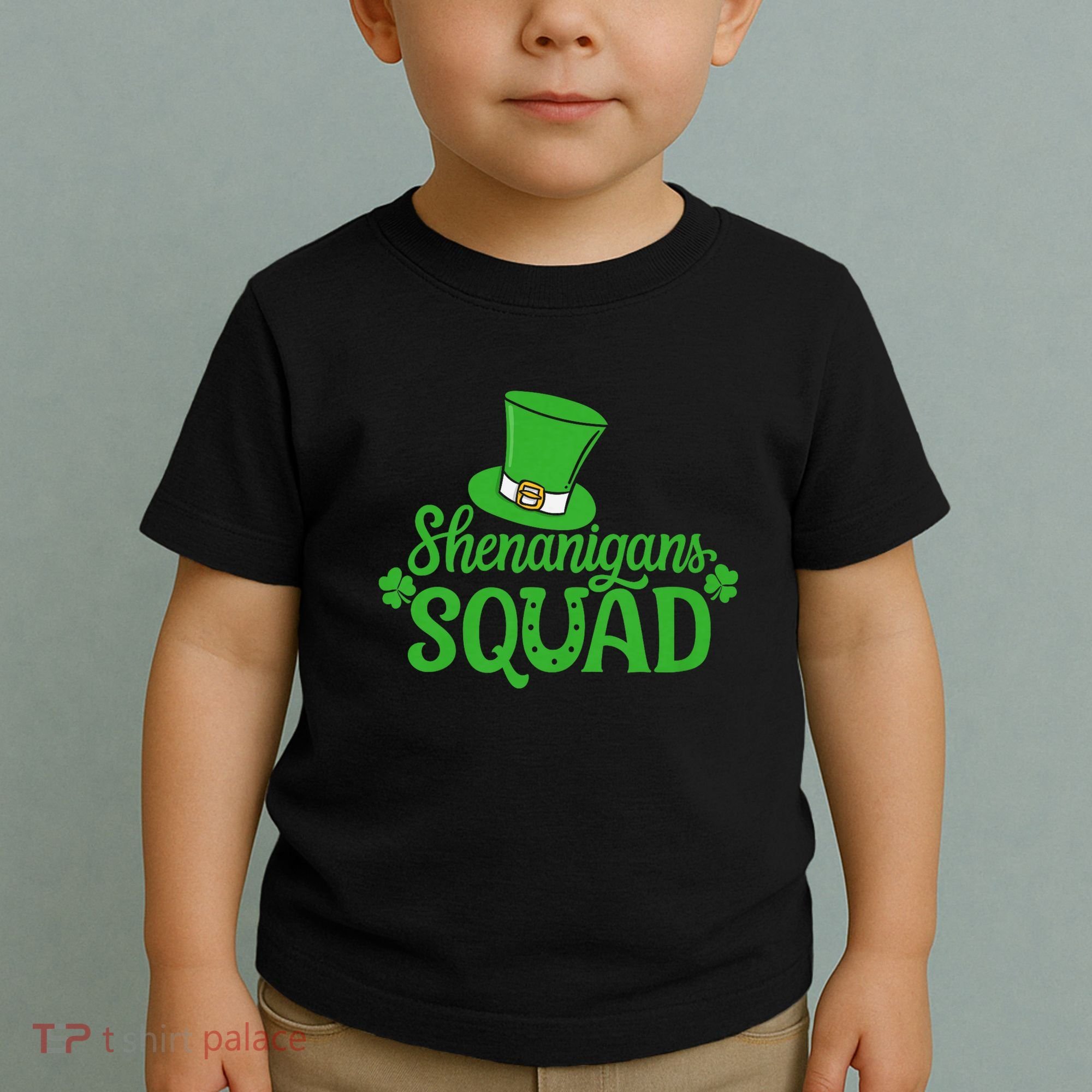 Shenanigans Squad St Patricks Day Gnomes Green Proud Irish Toddler T-Shirt