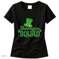 Shenanigans Squad St Patricks Day Gnomes Green Proud Irish Women's T-Shirt thumb 0