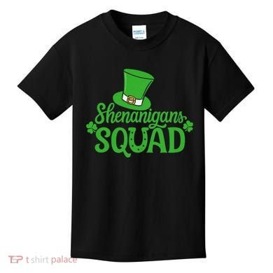 Shenanigans Squad St Patricks Day Gnomes Green Proud Irish Kids T-Shirt