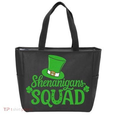 Shenanigans Squad St Patricks Day Gnomes Green Proud Irish Tote Bag