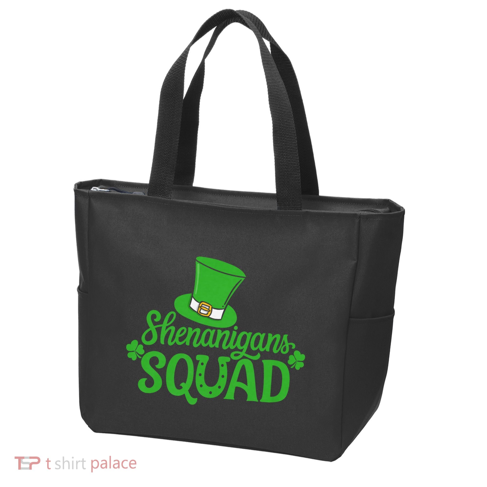 Shenanigans Squad St Patricks Day Gnomes Green Proud Irish Tote Bag