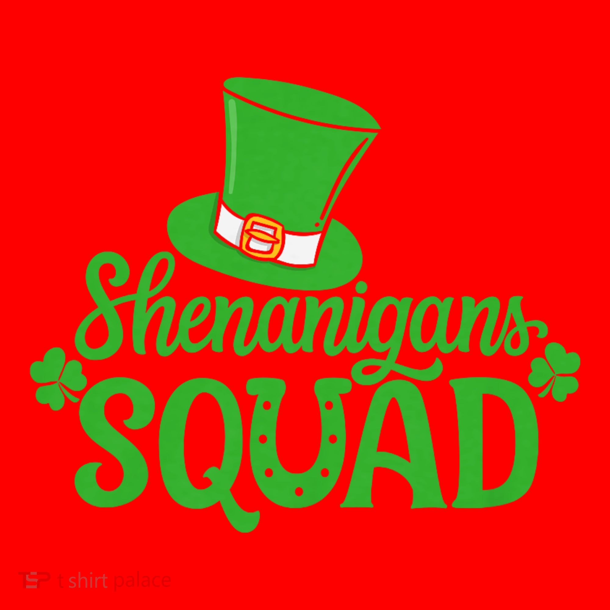 Shenanigans Squad St Patricks Day Gnomes Green Proud Irish Santa Hat