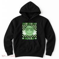 Shenanigans Squad St Patricks Day Smile Green Proud Irish Hoodie thumb 0