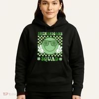 Shenanigans Squad St Patricks Day Smile Green Proud Irish Hoodie thumb 5