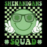 Shenanigans Squad St Patricks Day Smile Green Proud Irish Hoodie thumb 7
