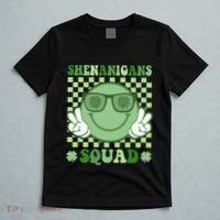 Shenanigans Squad St Patricks Day Smile Green Proud Irish T-Shirt thumb 5