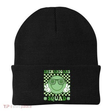 Shenanigans Squad St Patricks Day Smile Green Proud Irish Beanie