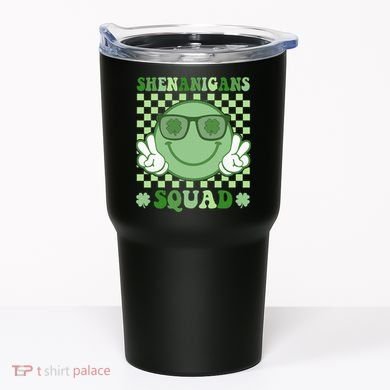 Shenanigans Squad St Patricks Day Smile Green Proud Irish Tumbler