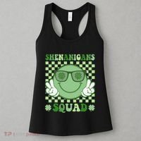 Shenanigans Squad St Patricks Day Smile Green Proud Irish Women's Tank Top thumb 3