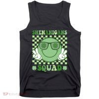 Shenanigans Squad St Patricks Day Smile Green Proud Irish Tank Top thumb 0
