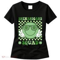Shenanigans Squad St Patricks Day Smile Green Proud Irish Women's T-Shirt thumb 0