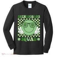 Shenanigans Squad St Patricks Day Smile Green Proud Irish Kids Long Sleeve Shirt thumb 0
