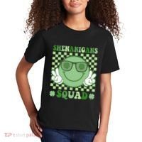 Shenanigans Squad St Patricks Day Smile Green Proud Irish Kids T-Shirt thumb 2