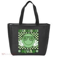 Shenanigans Squad St Patricks Day Smile Green Proud Irish Tote Bag thumb 0