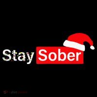 Stay Sober Santa Hat Christmas Xmas Mousepad thumb 1