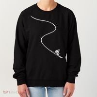 Ski Skiing Skier Women's Sweatshirt thumb 0