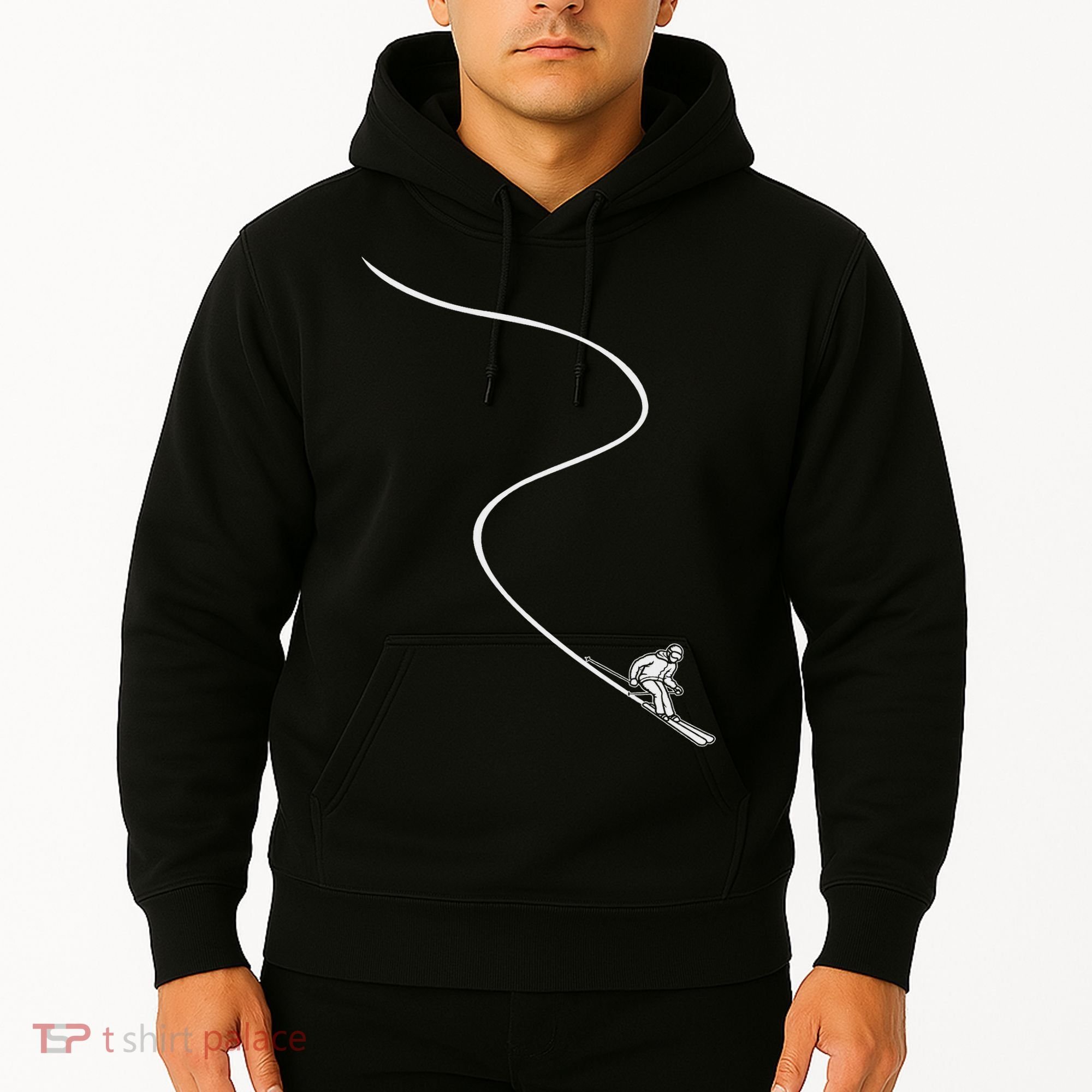 Ski Skiing Skier Hoodie