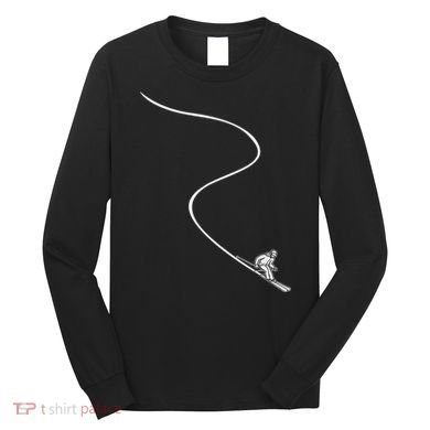 Ski Skiing Skier Long Sleeve Shirt