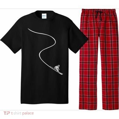 Ski Skiing Skier Pajama Set
