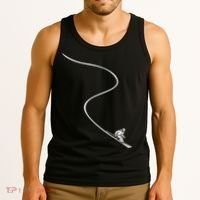 Ski Skiing Skier Tank Top thumb 3