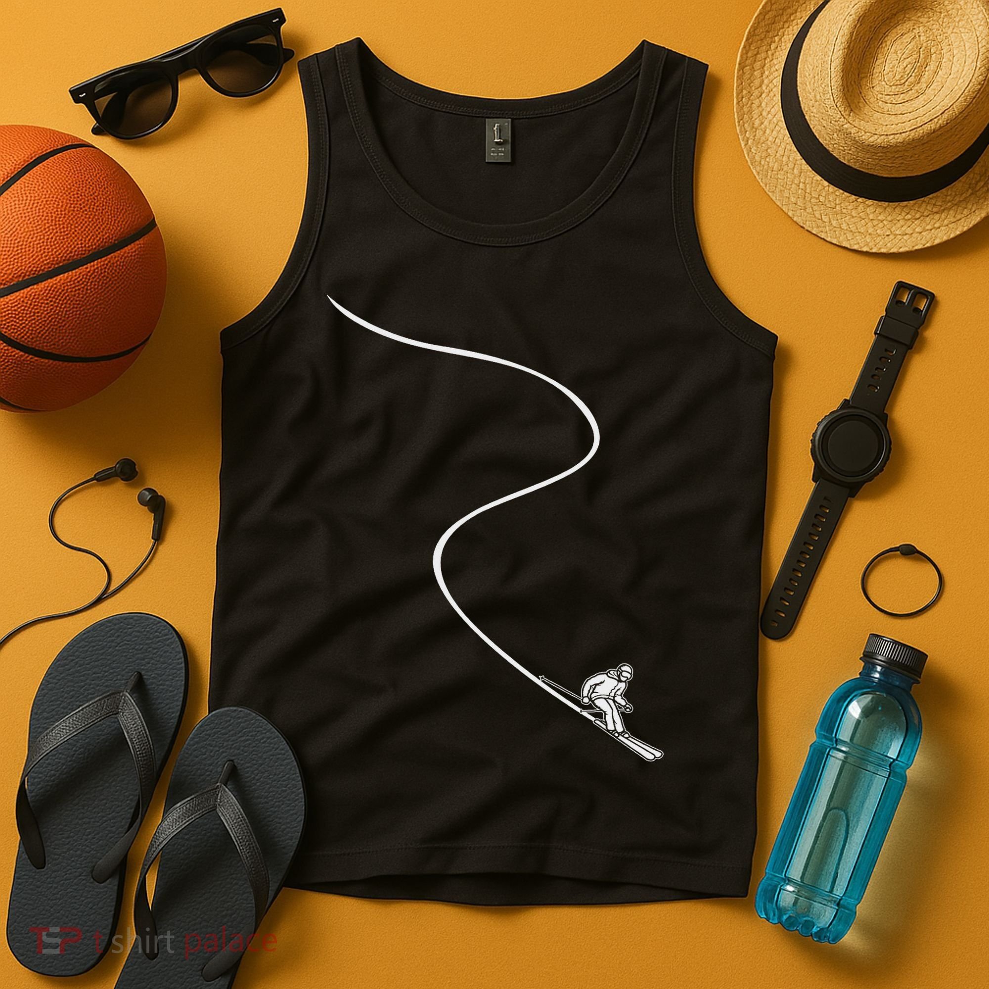 Ski Skiing Skier Tank Top