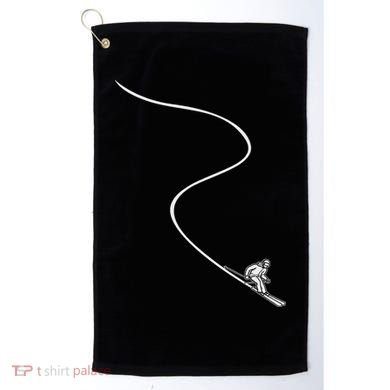 Ski Skiing Skier Golf Towel