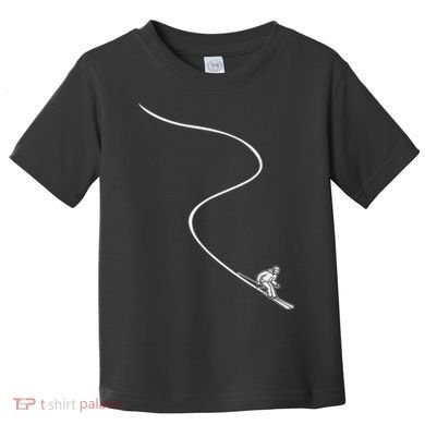 Ski Skiing Skier Toddler T-Shirt