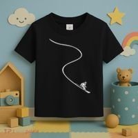 Ski Skiing Skier Toddler T-Shirt thumb 3
