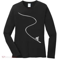 Ski Skiing Skier Women's Long Sleeve Shirt thumb 0