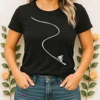 Ski Skiing Skier Women's T-Shirt thumb 2