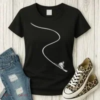 Ski Skiing Skier Women's T-Shirt thumb 3