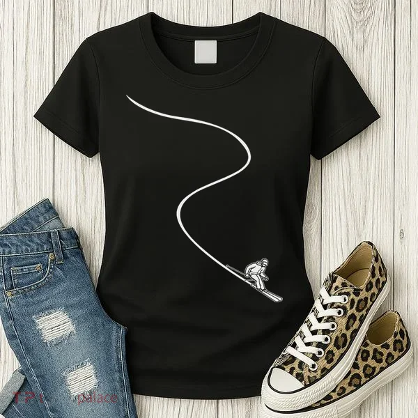 Ski Skiing Skier Women's T-Shirt