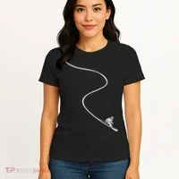 Ski Skiing Skier Women's T-Shirt thumb 4