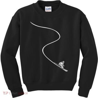 Ski Skiing Skier Kids Sweatshirt