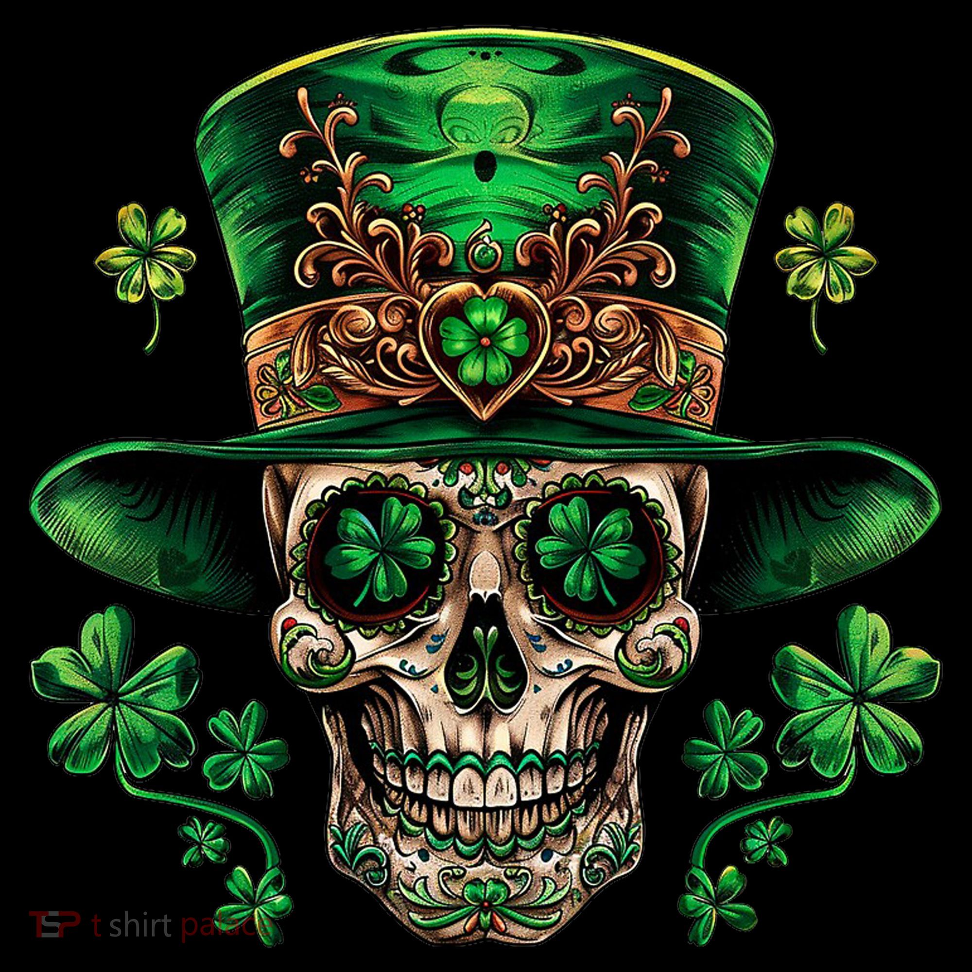Sugar Skull St Patrick Day Of The Dead Coffee Mug