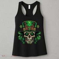 Sugar Skull St Patrick Day Of The Dead Women's Tank Top thumb 3