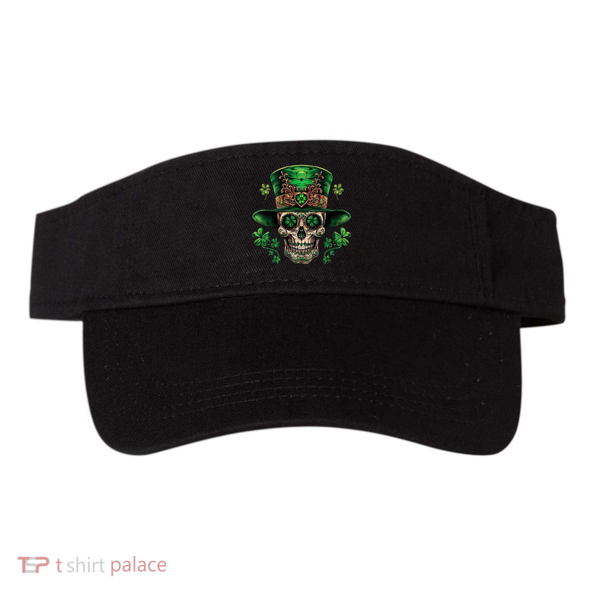 Sugar Skull St Patrick Day Of The Dead Visor