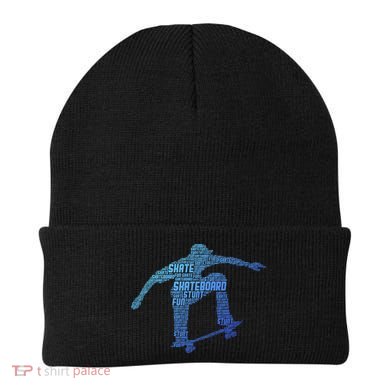 Skateboard Skateboarder Skater Gift Beanie