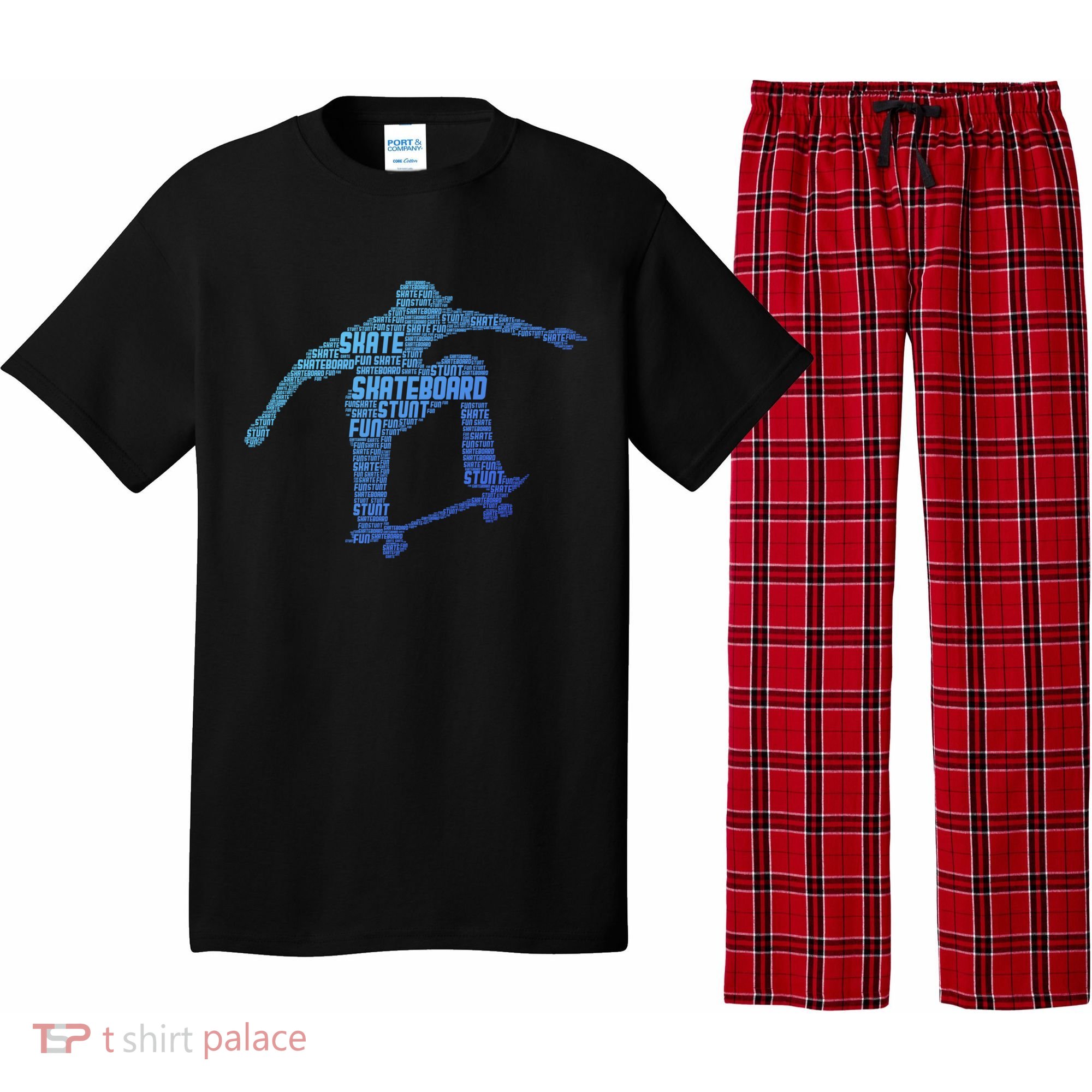 Skateboard Skateboarder Skater Gift Pajama Set
