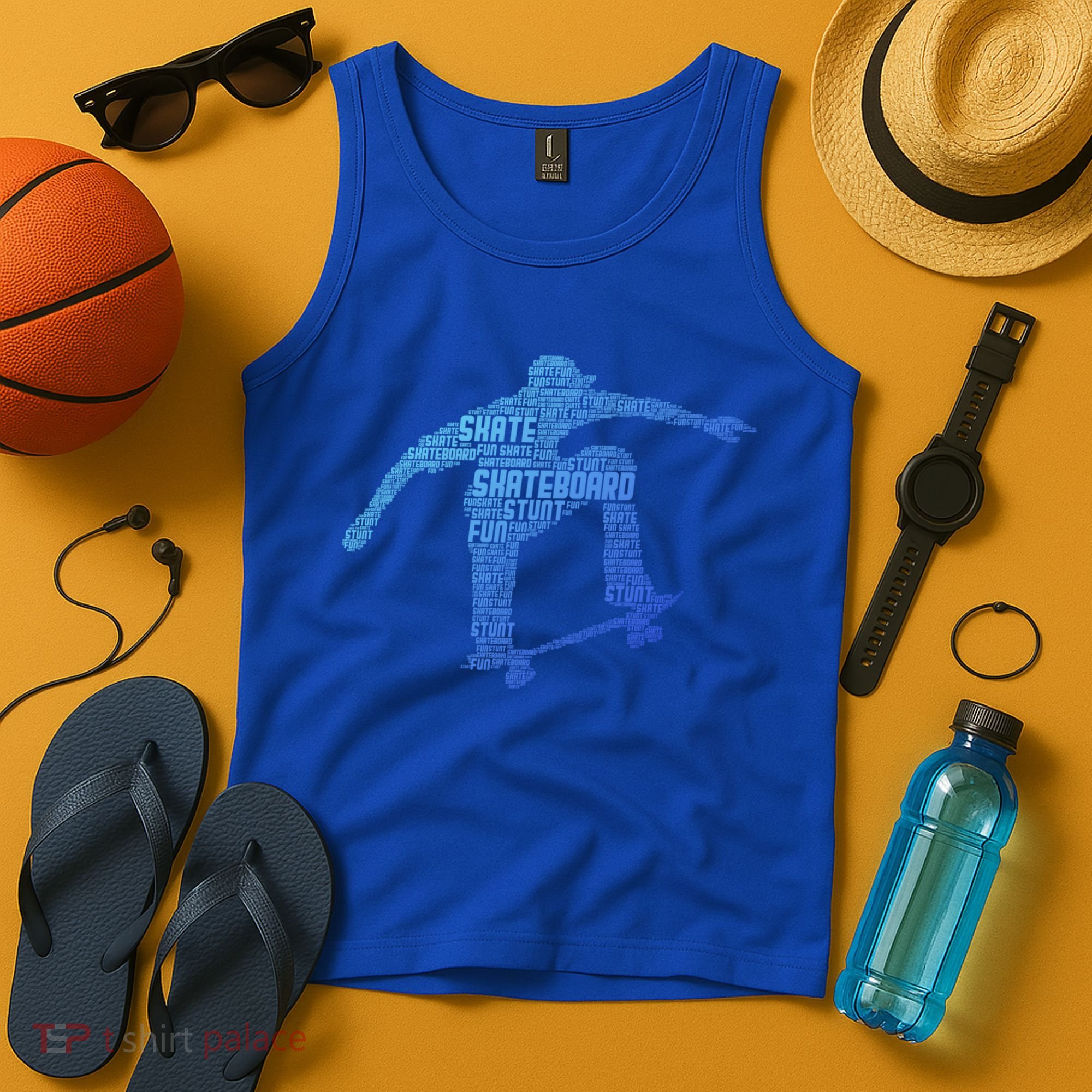 Skateboard Skateboarder Skater Gift Tank Top