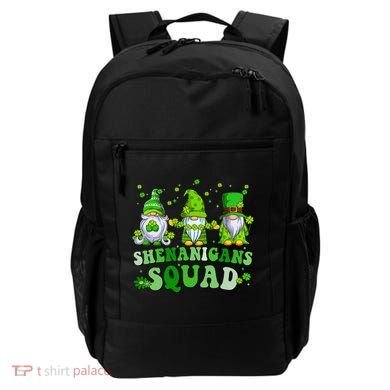 Shenanigans Squad St Patrick's Day Gnomes Groovy Backpack
